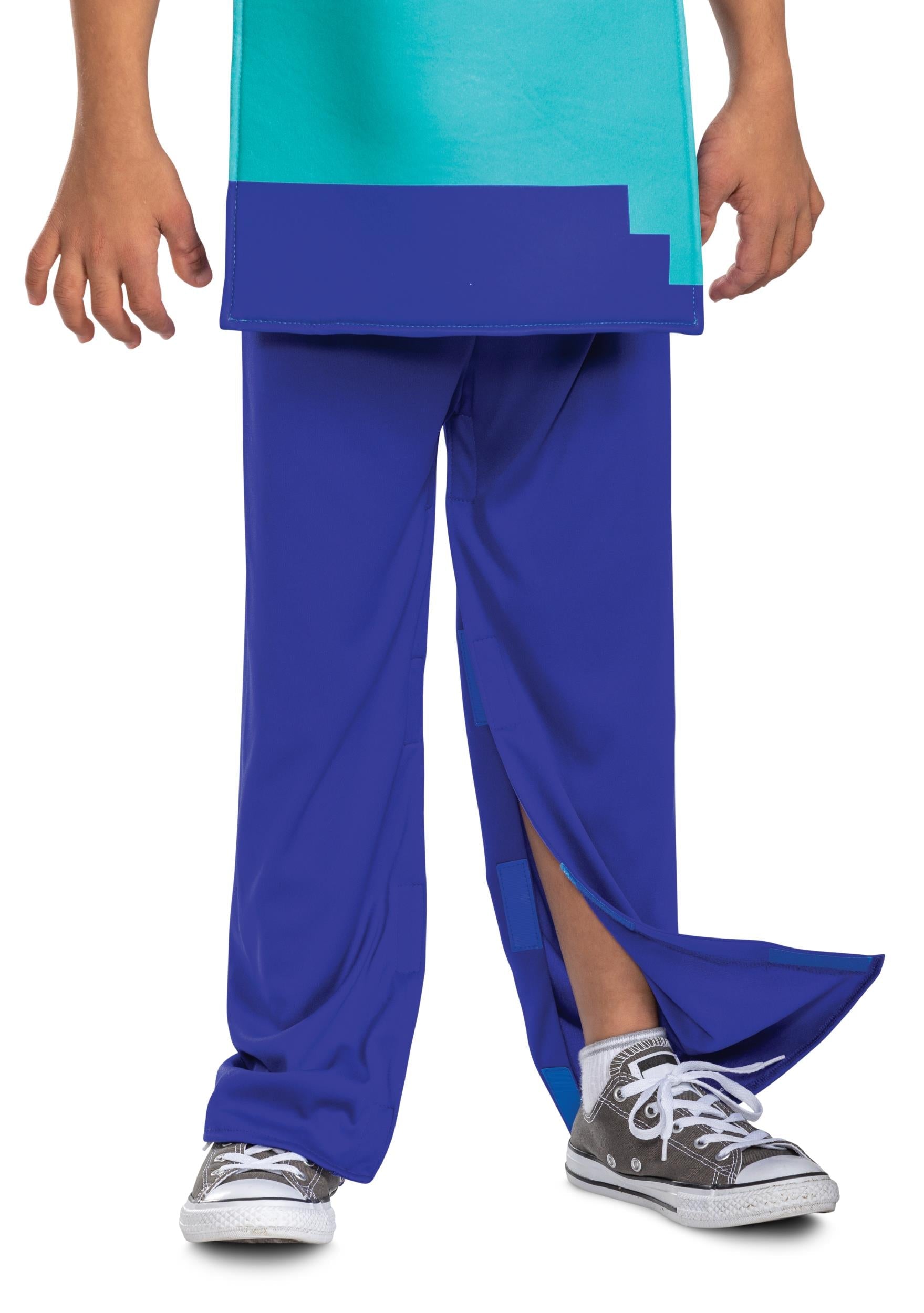 Minecraft Steve Adaptive Child Costume Large 10-12 by HalloweenStore.com