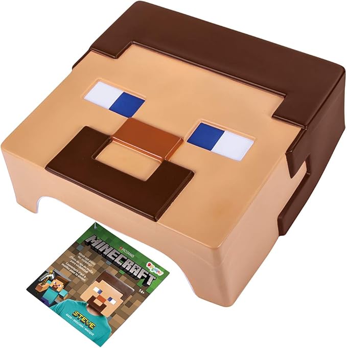 Minecraft Steve Adult Face Mask by HalloweenStore.com
