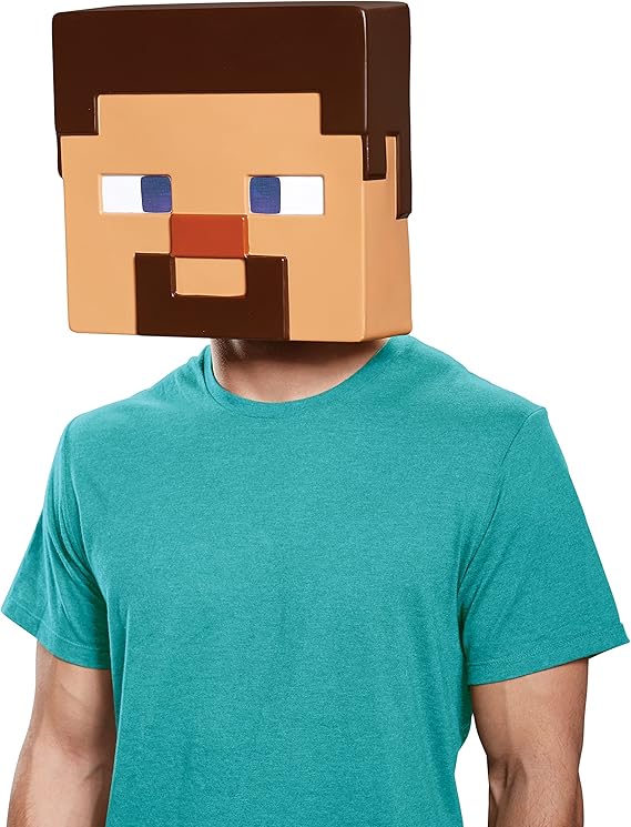 Minecraft Steve Adult Face Mask by HalloweenStore.com