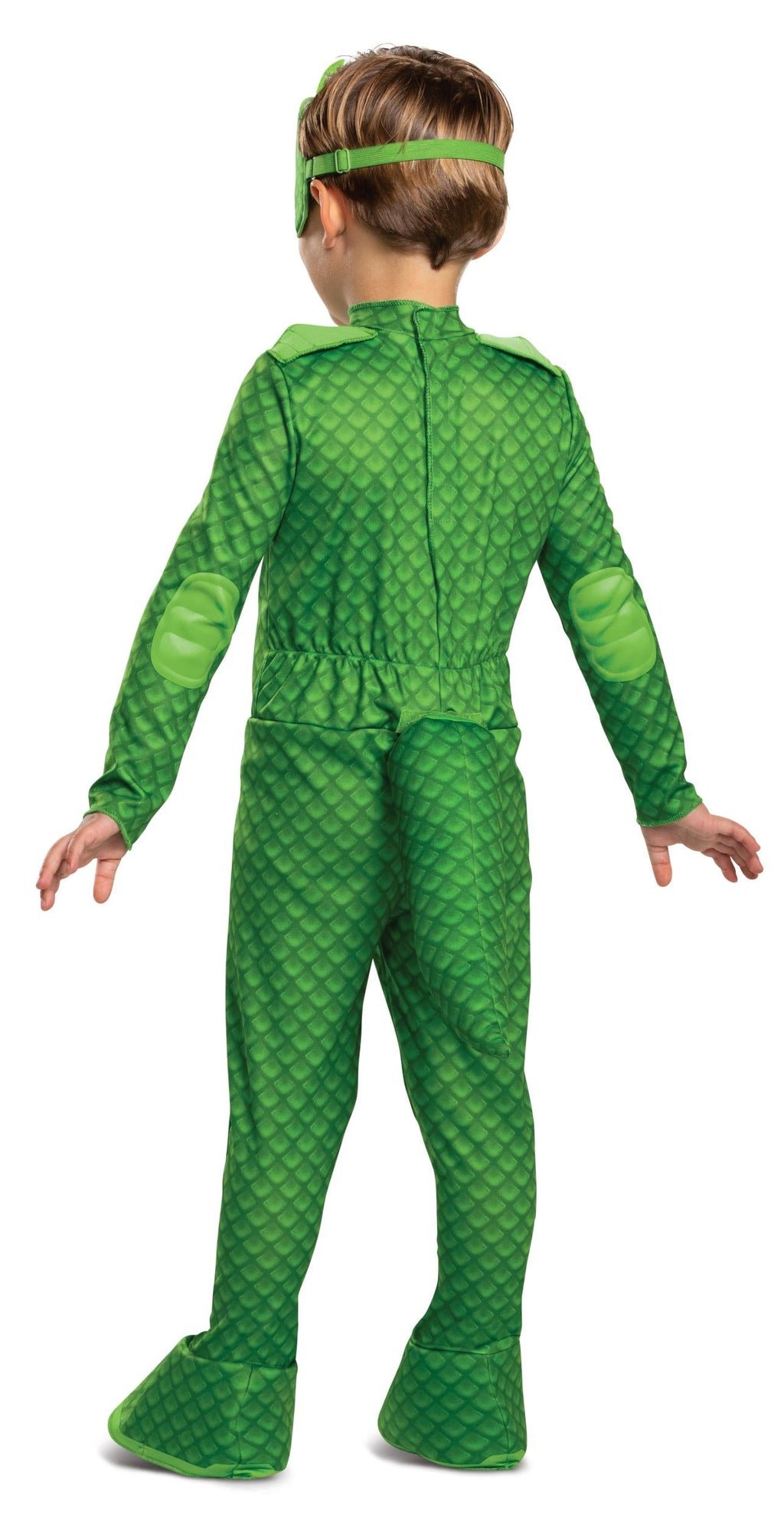 Gekko Deluxe Megasuit PJ Masks With Lights Toddler Costume 3T-4T by HalloweenStore.com