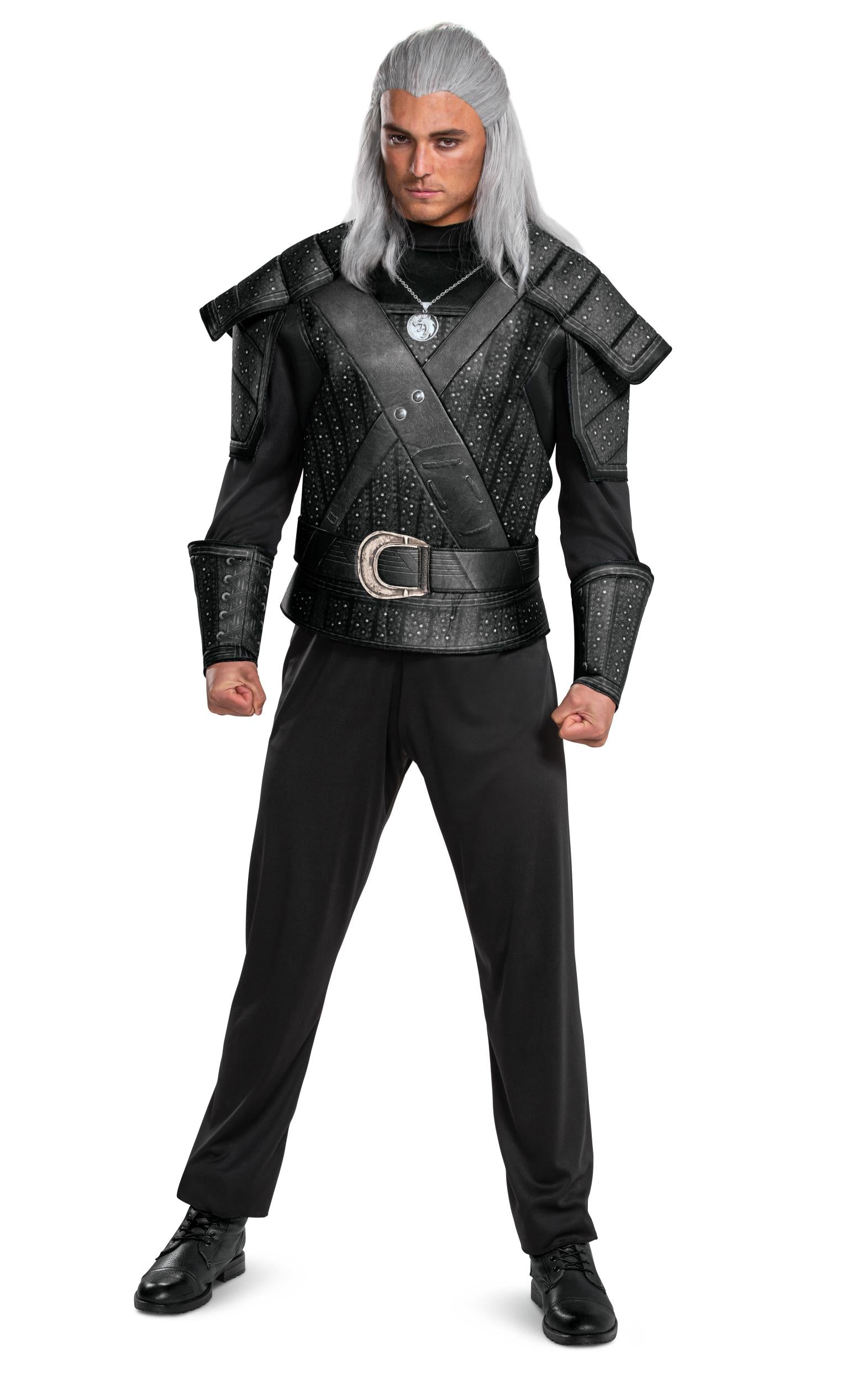 Geralt The Witcher Deluxe Adult Costume Medium 38-40 by HalloweenStore.com