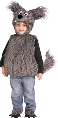 Cuddly Wolf Cub Tunic Child Costume Toddler Size Large 2T-4T by HalloweenStore.com