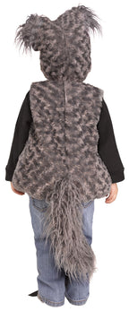 Cuddly Wolf Cub Tunic Child Costume Toddler Size Large 2T-4T by HalloweenStore.com