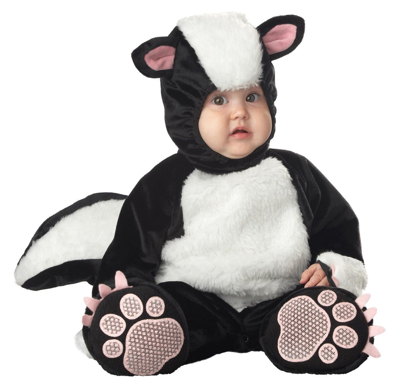 Lil Stinker Skunk Deluxe Baby Infant Costume Size 6-12 Months by HalloweenStore.com