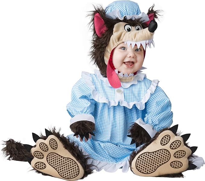 Not So Big Bad Wolf Deluxe Baby Infant Costume Size 6-12 Months by HalloweenStore.com