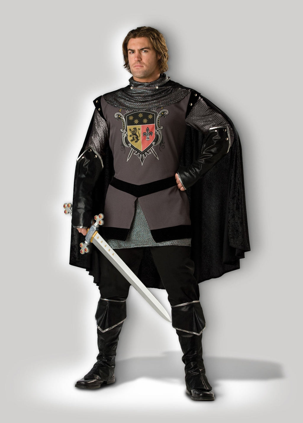 Medieval Dark Knight Renaissance Deluxe Adult Costume X-Large by HalloweenStore.com