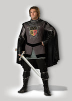 Medieval Dark Knight Renaissance Deluxe Adult Costume X-Large by HalloweenStore.com