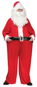 Fat Santa Claus Suit Costume Size Standard 42-46 by HalloweenStore.com