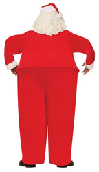 Fat Santa Claus Suit Costume Size Standard 42-46 by HalloweenStore.com