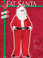 Fat Santa Claus Suit Costume Size Standard 42-46 by HalloweenStore.com