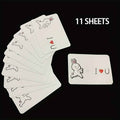 Love launches close-up magic cards. Love moving, stage magic props, creative paper cards. Express love and gratitude. Suitable for party confession events and festivals.