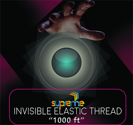 Invisible Elastic (1000 ft Spool) by Supreme Magic World by Murphy's Magic Supplies, Inc.
