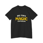 "Big Tim's Magic Emporium" - Retro Logo Tee T-Shirt by Printify