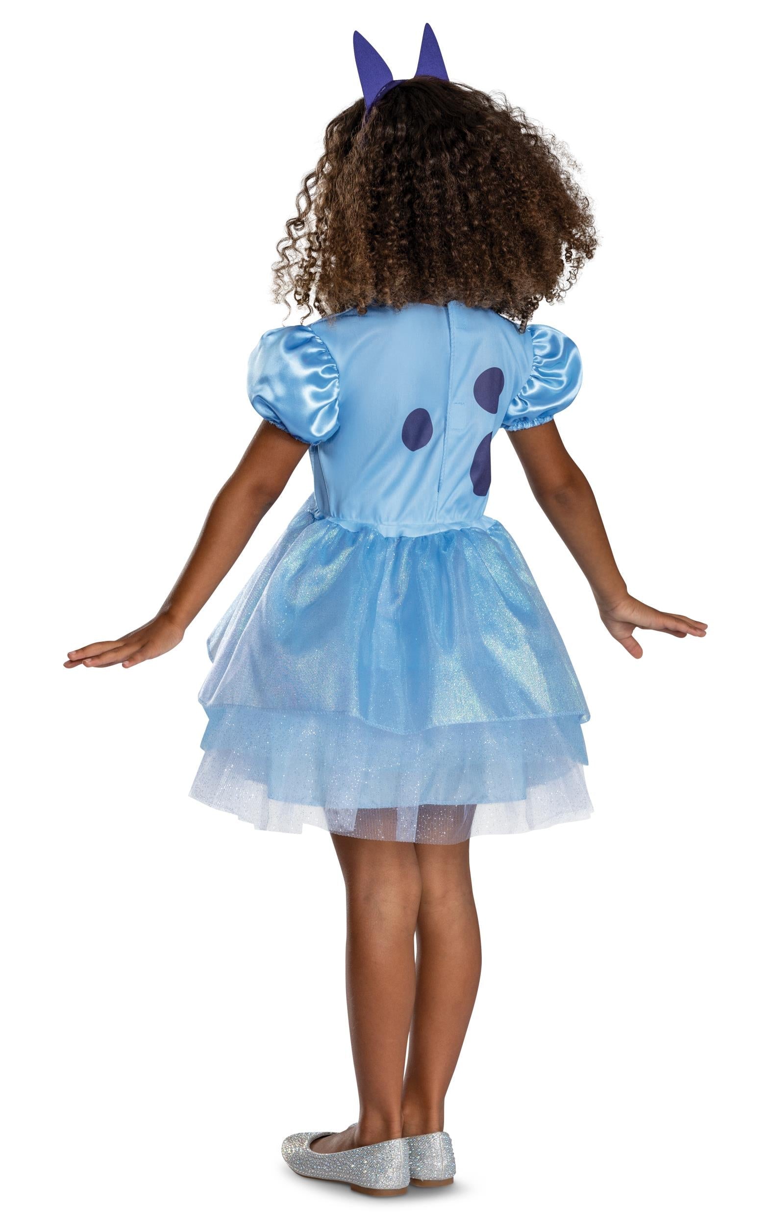 Bluey Dress Classic Toddler Kids Costume 3T-4T by HalloweenStore.com