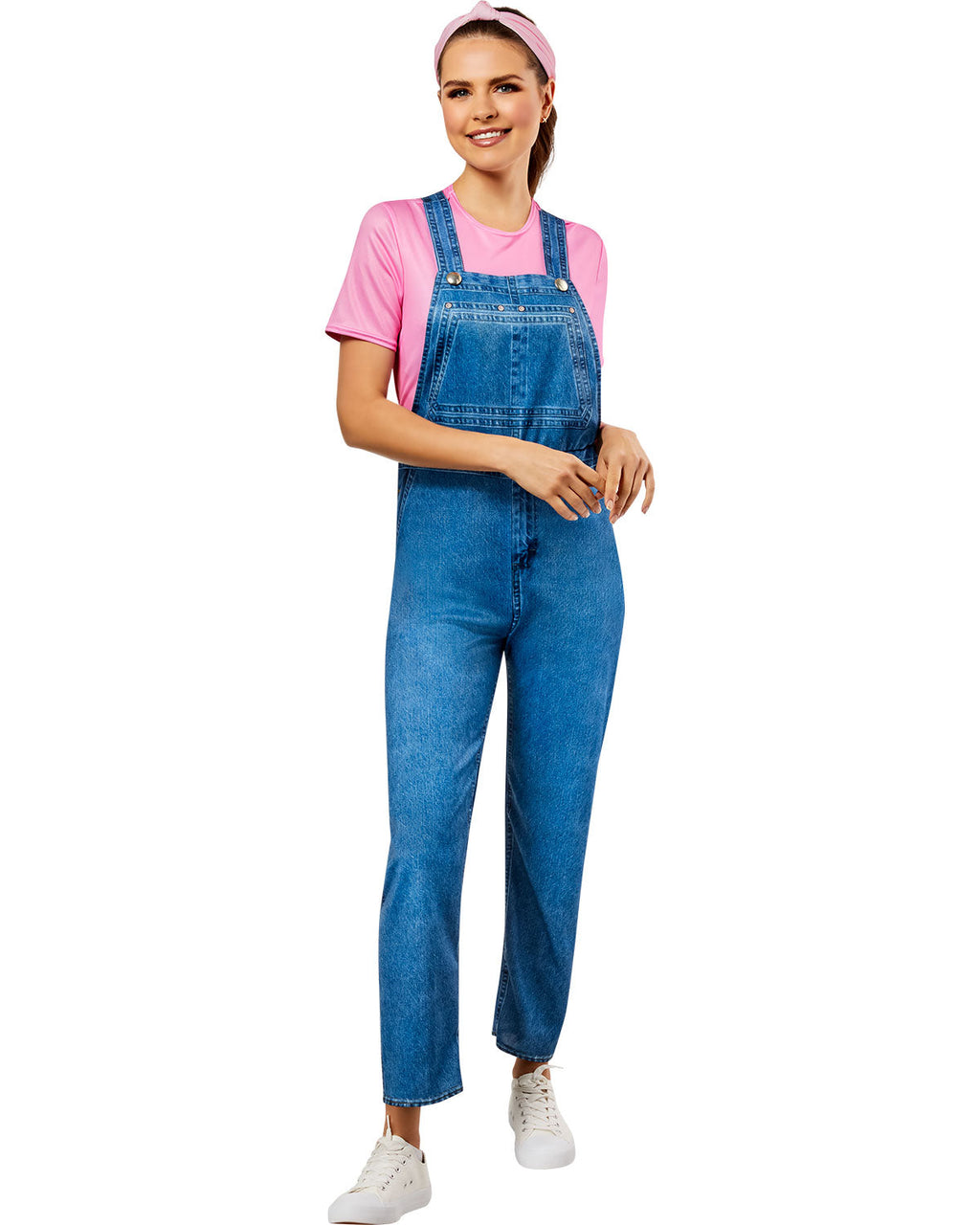 Ms. Rachel Womens Costume Jumpsuit with Headband by HalloweenStore.com