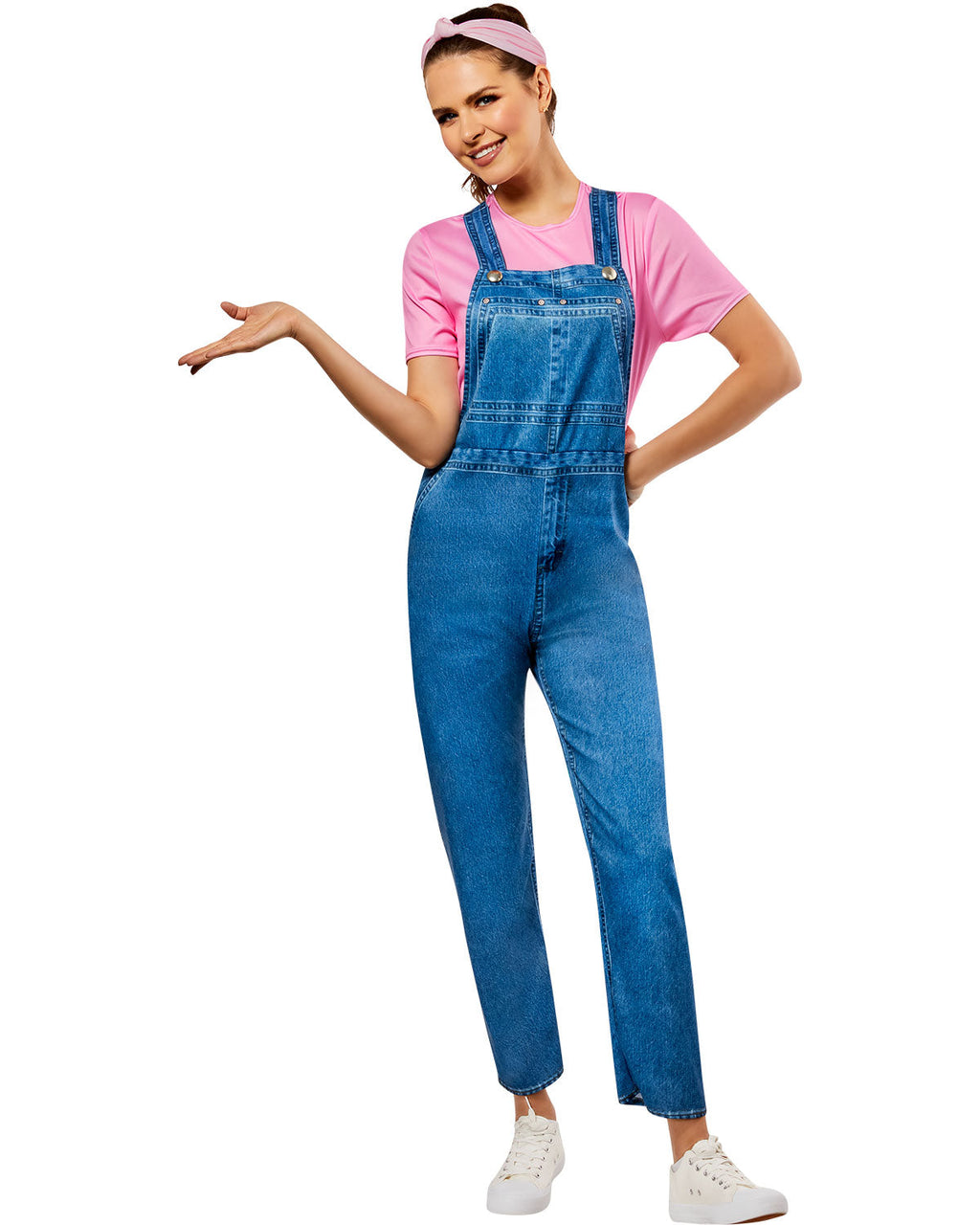 Ms. Rachel Womens Costume Jumpsuit with Headband by HalloweenStore.com