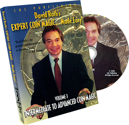 David Roth's Expert Coin Magic Made Easy Vol 3 (Intermediate to Advanced) - DVD by Murphy's Magic Supplies, Inc.