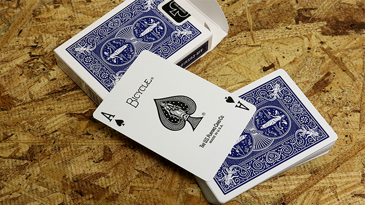 Bicycle Maiden Back (Blue) by US Playing Card Co by Murphy's Magic Supplies, Inc.