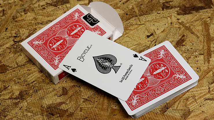 Bicycle Maiden Back (Red) by US Playing Card Co by Murphy's Magic Supplies, Inc.