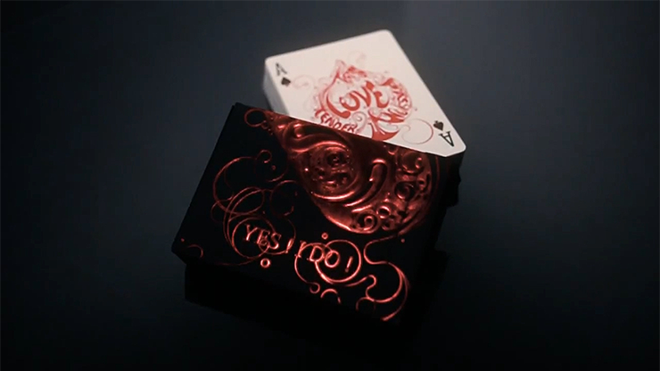 Love Promise of Vow (Red) Playing Cards by The Bocopo Playing Card Company by Murphy's Magic Supplies, Inc.