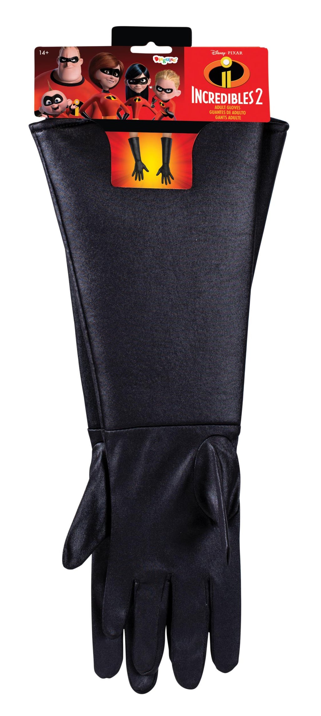 The Incredibles Adult Gloves Black by HalloweenStore.com