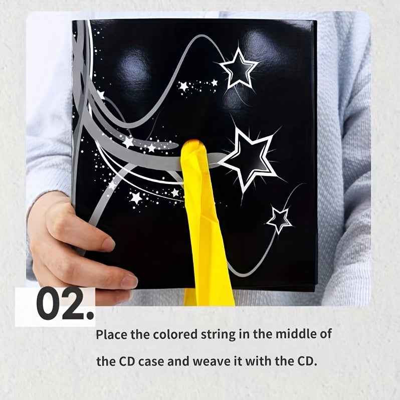 1 Set Magic Color-Changing CD & Discs - Instant Transformation Magic Trick with Color-Changing Effect, Interchangeable Colored Ribbons, Stage & Close-Up Magic Props for Magicians, Parties, Performances - Compatible with DVD Players (No Software Required)