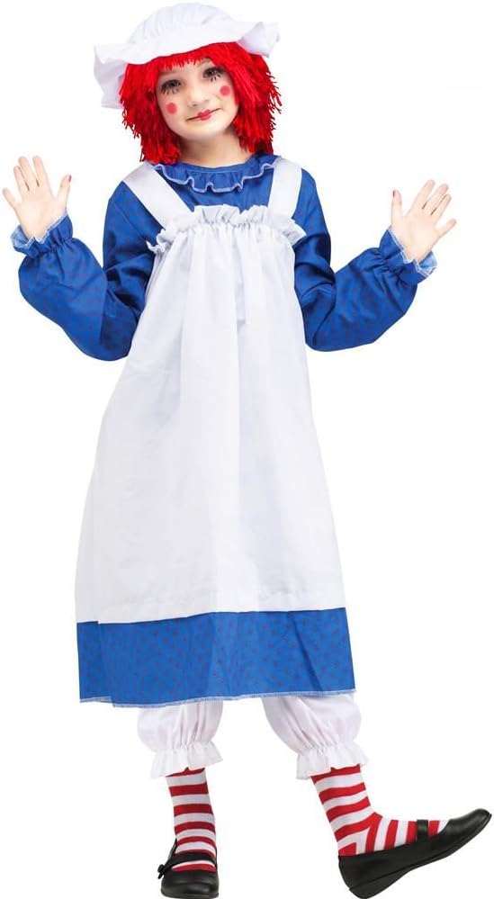 Raggedy Ann Dress Child Costume Small 4-6 by HalloweenStore.com