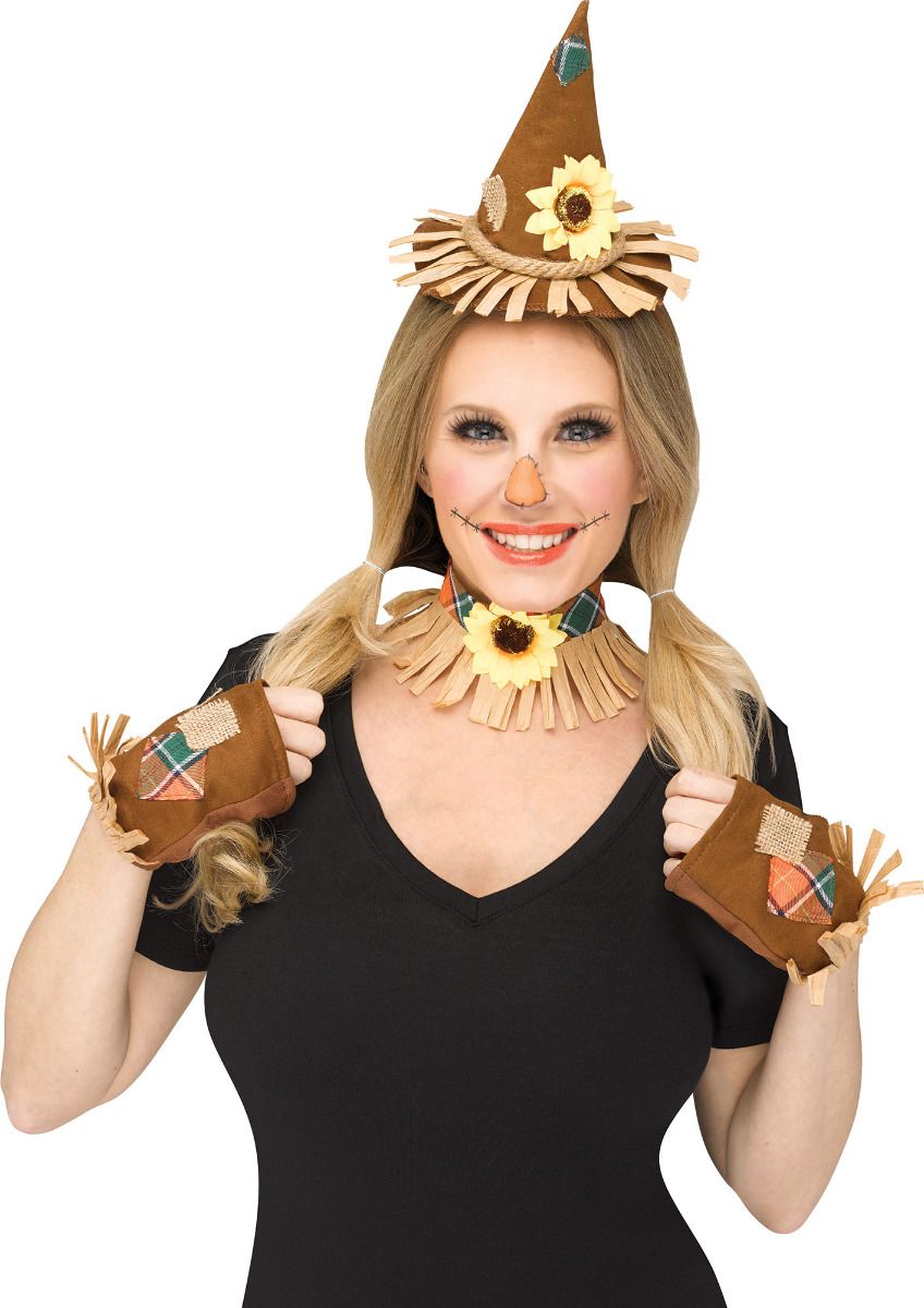 Scarecrow Instant Straw Costume Accessory Kit by HalloweenStore.com