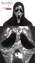 Fun World Scream Ghost Face Disco Mirror Character Costume Mask by HalloweenStore.com