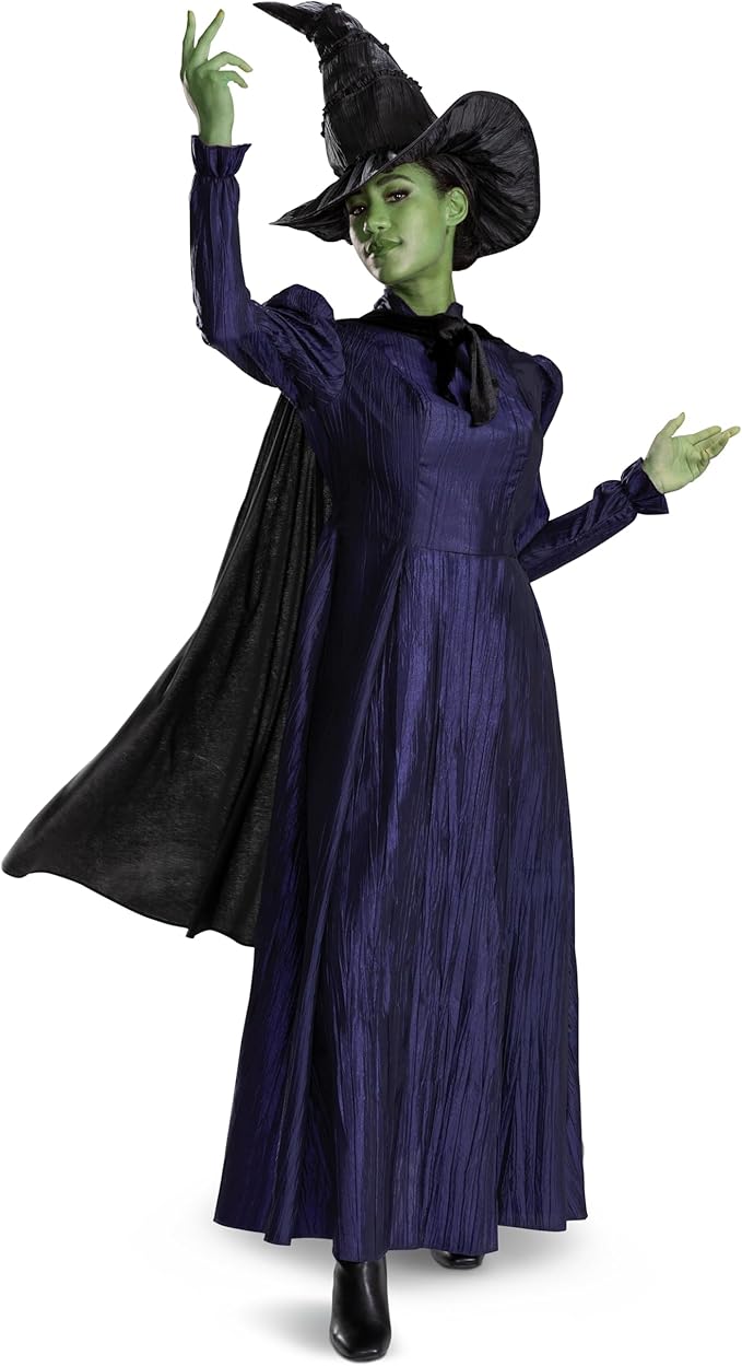 Elphaba Deluxe Witch Classic Wicked Costume for Women Large 12-14 by HalloweenStore.com