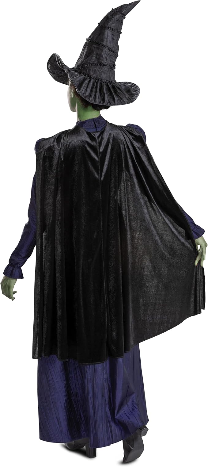 Elphaba Deluxe Witch Classic Wicked Costume for Women Large 12-14 by HalloweenStore.com