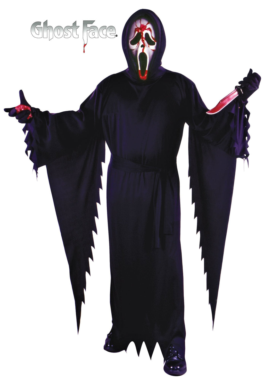 Scream Bleeding Ghost Face Adult Costume by HalloweenStore.com