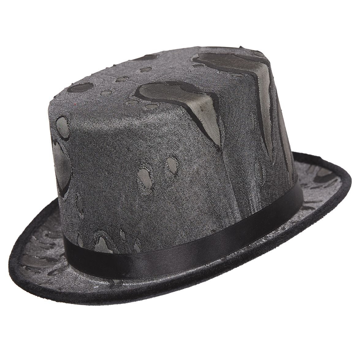 Underwraps Voodoo Zombie Tattered Hat Top Hat by HalloweenStore.com