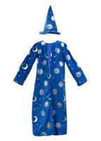 Wizard Robe Blue With Hat and Beard Costume by HalloweenStore.com