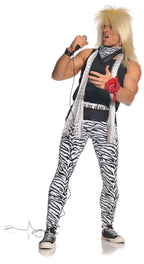 80's Rocker Adult Costume by HalloweenStore.com