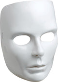 White Face Female Adult Mask by HalloweenStore.com