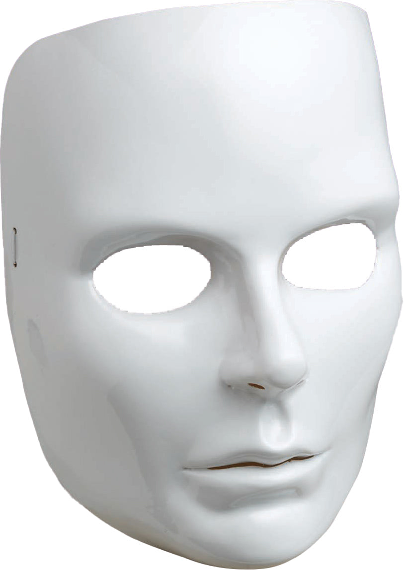White Face Female Adult Mask by HalloweenStore.com