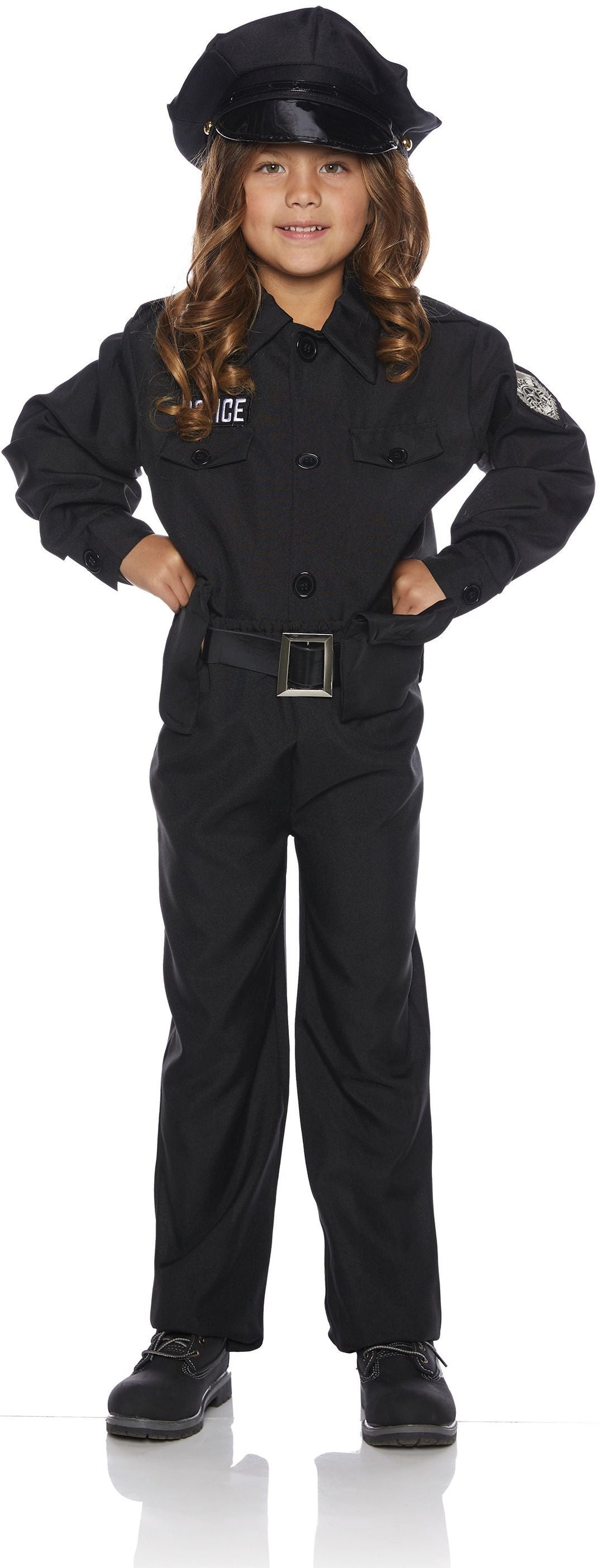 Policeman Child Cop Costume Size Medium 8-10 by HalloweenStore.com