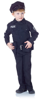 Policeman Child Cop Costume Size Large 10-12 by HalloweenStore.com