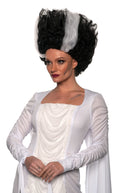Frankenstein Bride Black and White Women's Wig by HalloweenStore.com