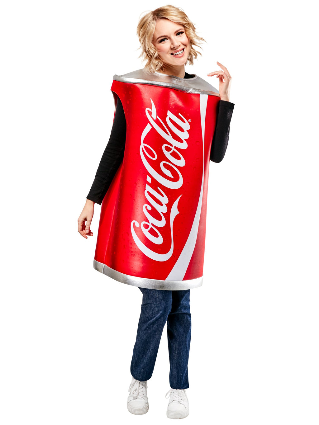 Can of Coke Coca Cola Foam Tunic Adult Costume Standard Size by HalloweenStore.com