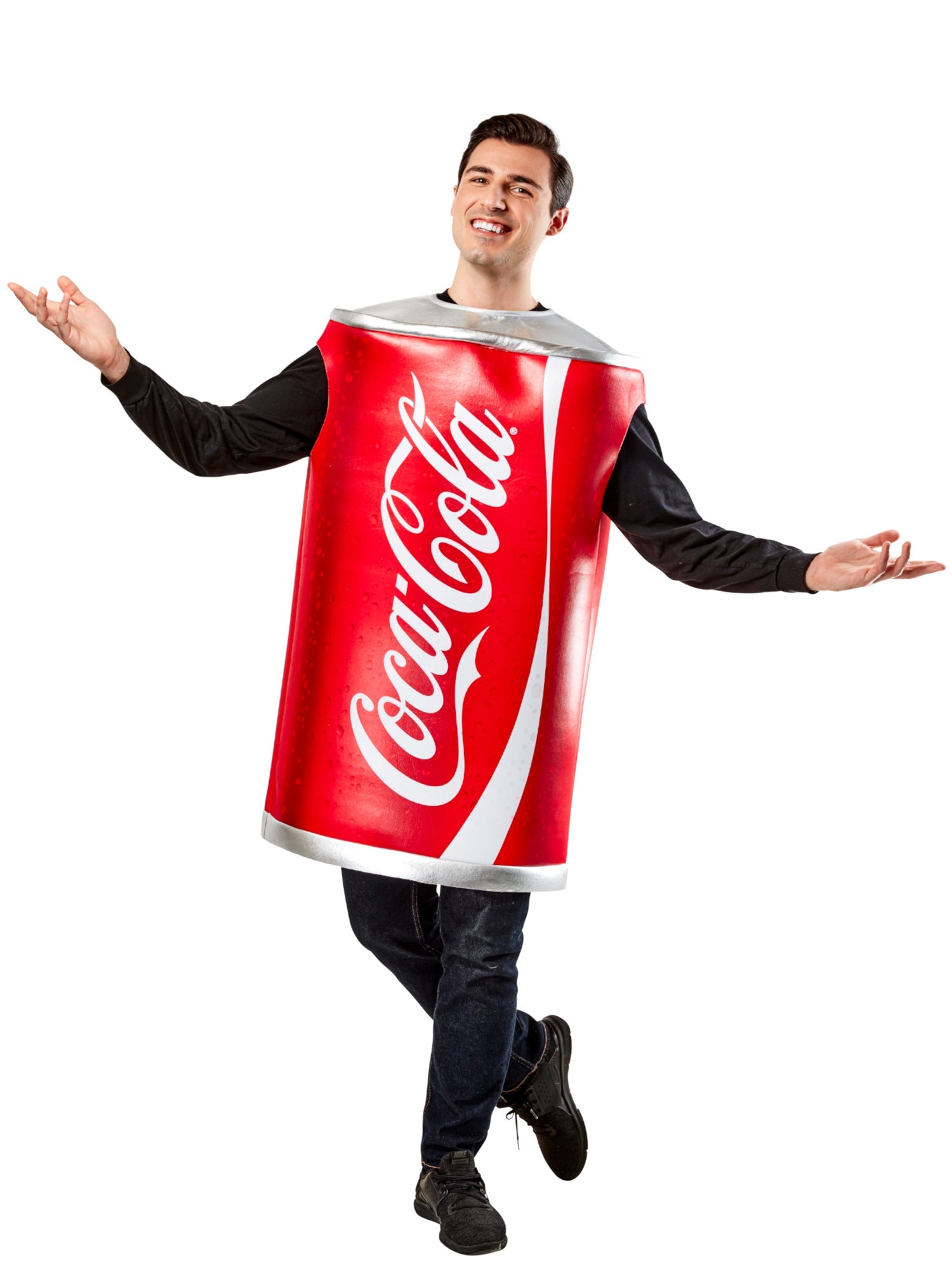 Can of Coke Coca Cola Foam Tunic Adult Costume Standard Size by HalloweenStore.com