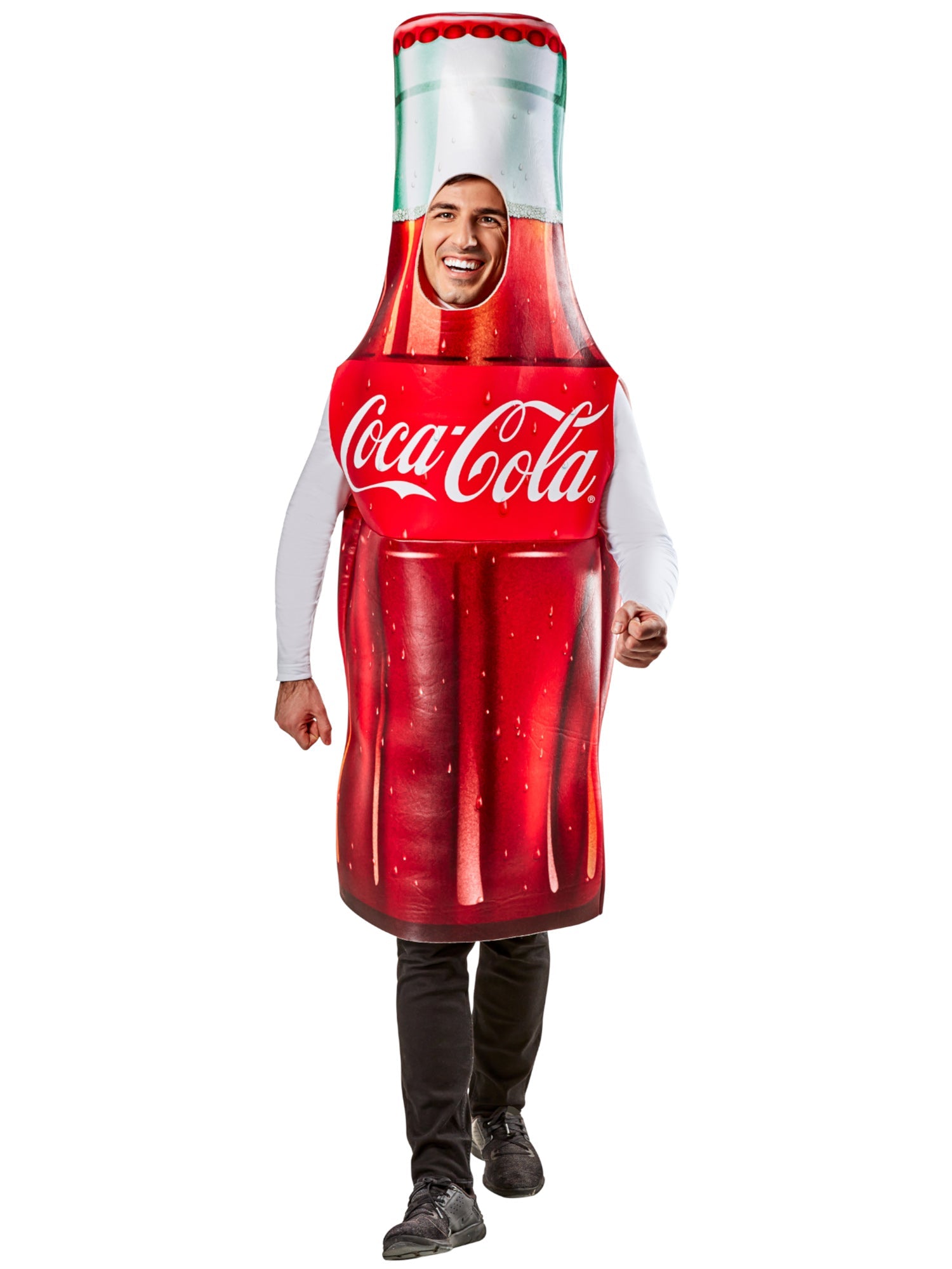 Bottle of Coke Coca Cola Foam Tunic Adult Costume Standard Size by HalloweenStore.com