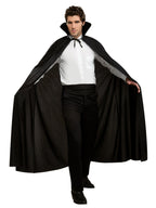 Rubie's Full Length Fabric Cape Black Costume Accessory by HalloweenStore.com