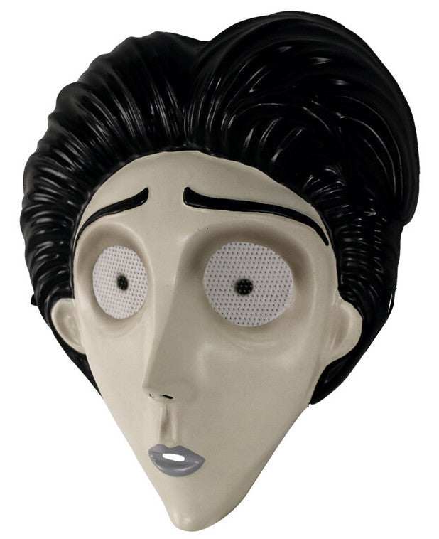 Rubie's Corpse Bride Victor Plastic Adult Half Mask by HalloweenStore.com