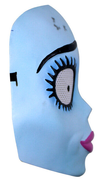 Rubie's Corpse Bride Emily Plastic Adult Half Mask by HalloweenStore.com