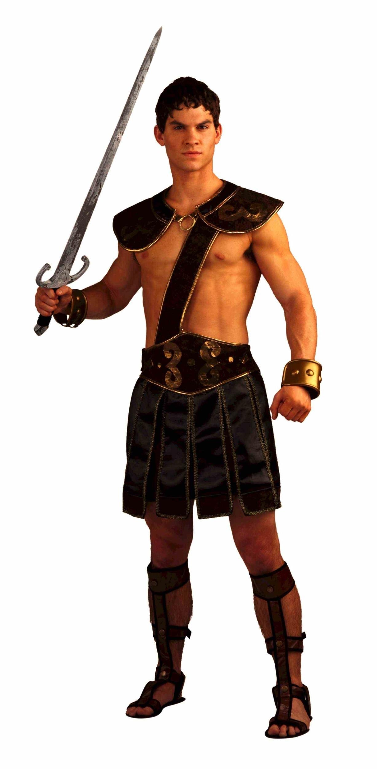 Roman Stud Adult Mens Gladiator Costume by HalloweenStore.com