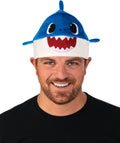 Baby Shark: Blue Daddy Shark Adult Hat With Sound Clip by HalloweenStore.com