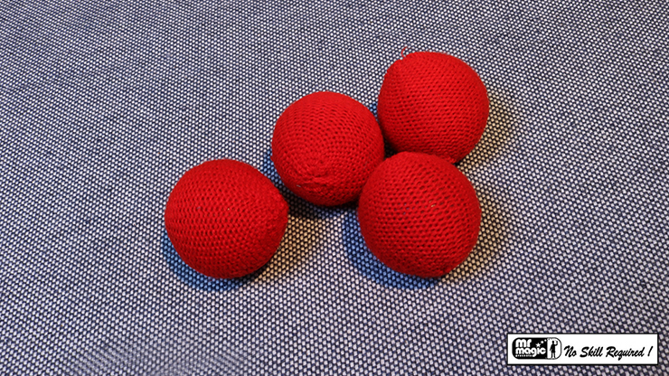 Crochet Balls (Red 1.75 inch) by Mr. Magic by Murphy's Magic Supplies, Inc.