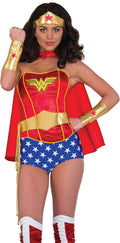 Rubie's Dc Superheroes Wonder Woman Kit Belt Tiara with Lasso Gauntlets by HalloweenStore.com